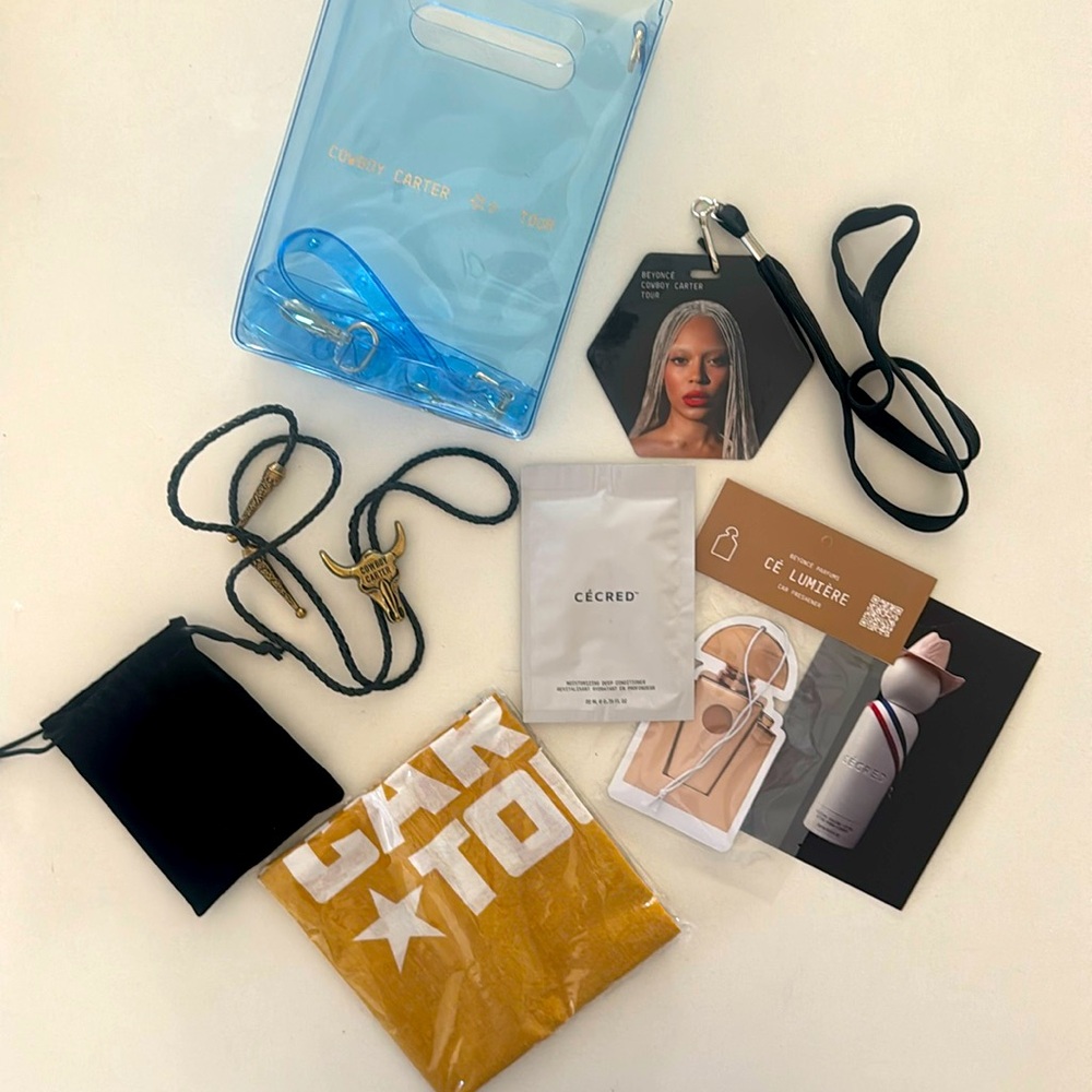 Cowboy Carter VIP package merchandise